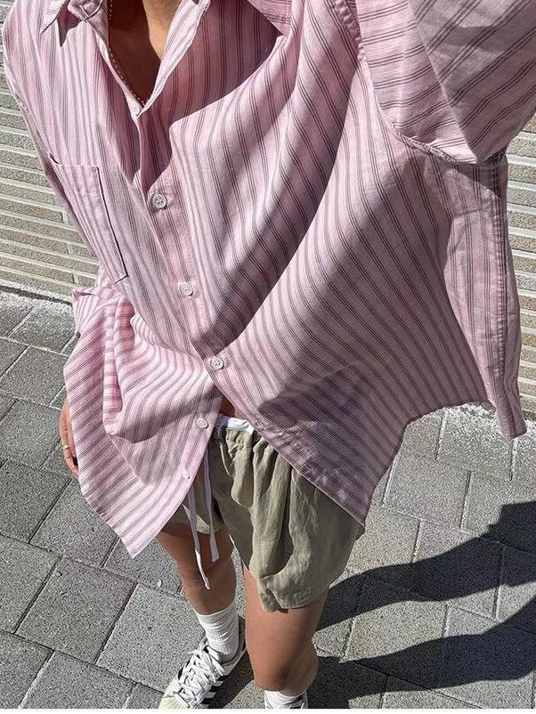 111511 Striped Collar Shirt