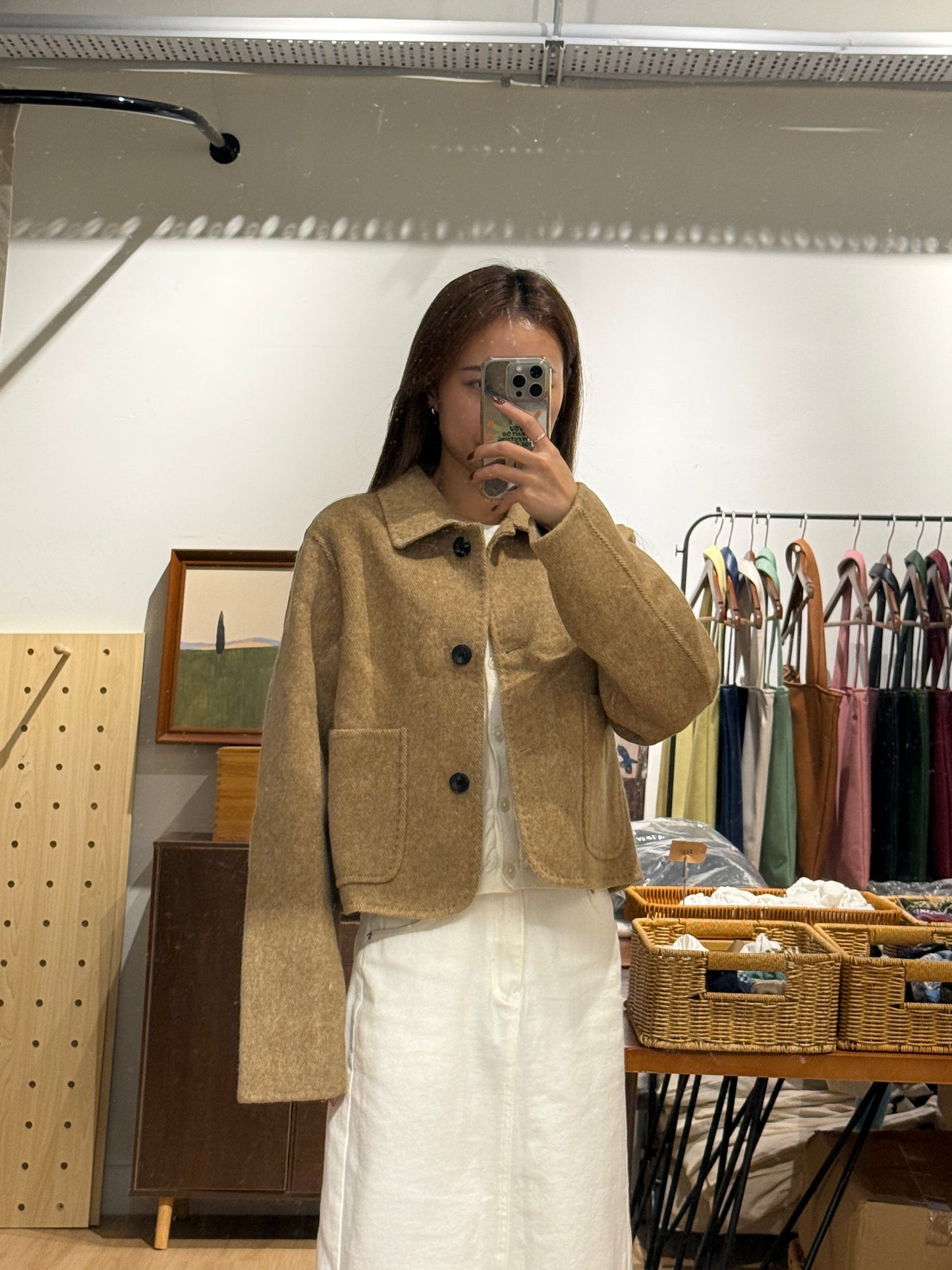 111565 - Topstitch Button Jacket