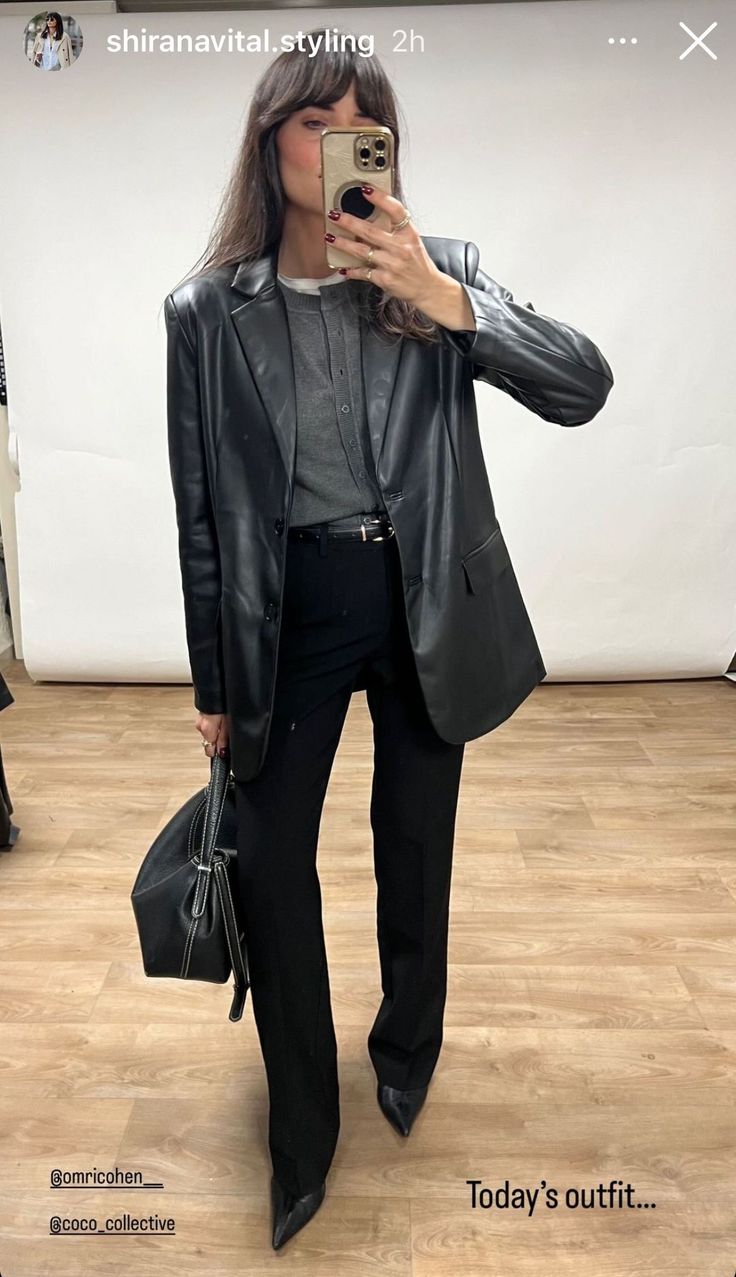 111530 - More About: 90s Leather Jacket (PU)