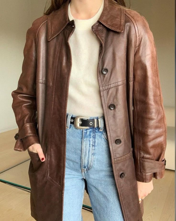 111530 - More About: 90s Leather Jacket (PU)