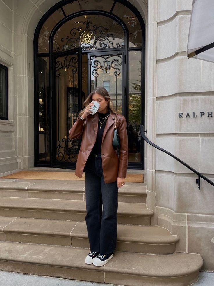 111530 - More About: 90s Leather Jacket (PU)