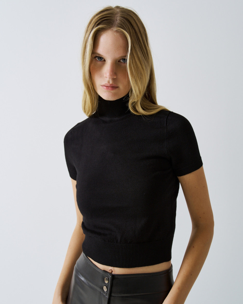 111529 - More About: Turtleneck Knit Top