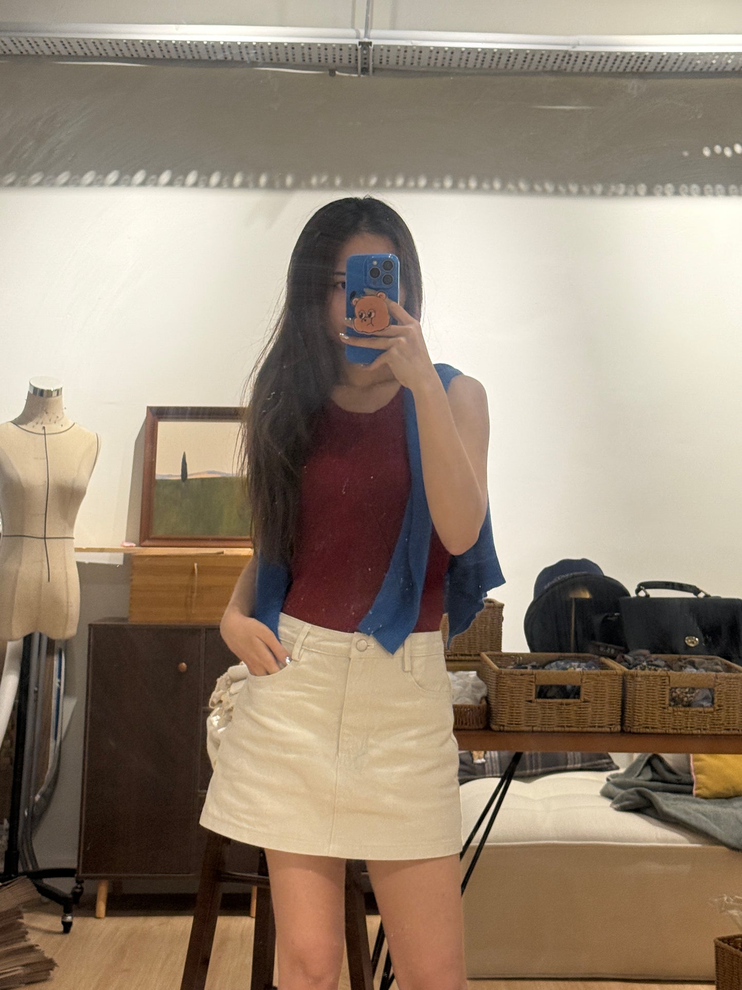 111505 Twins Cardigan & Tank Top