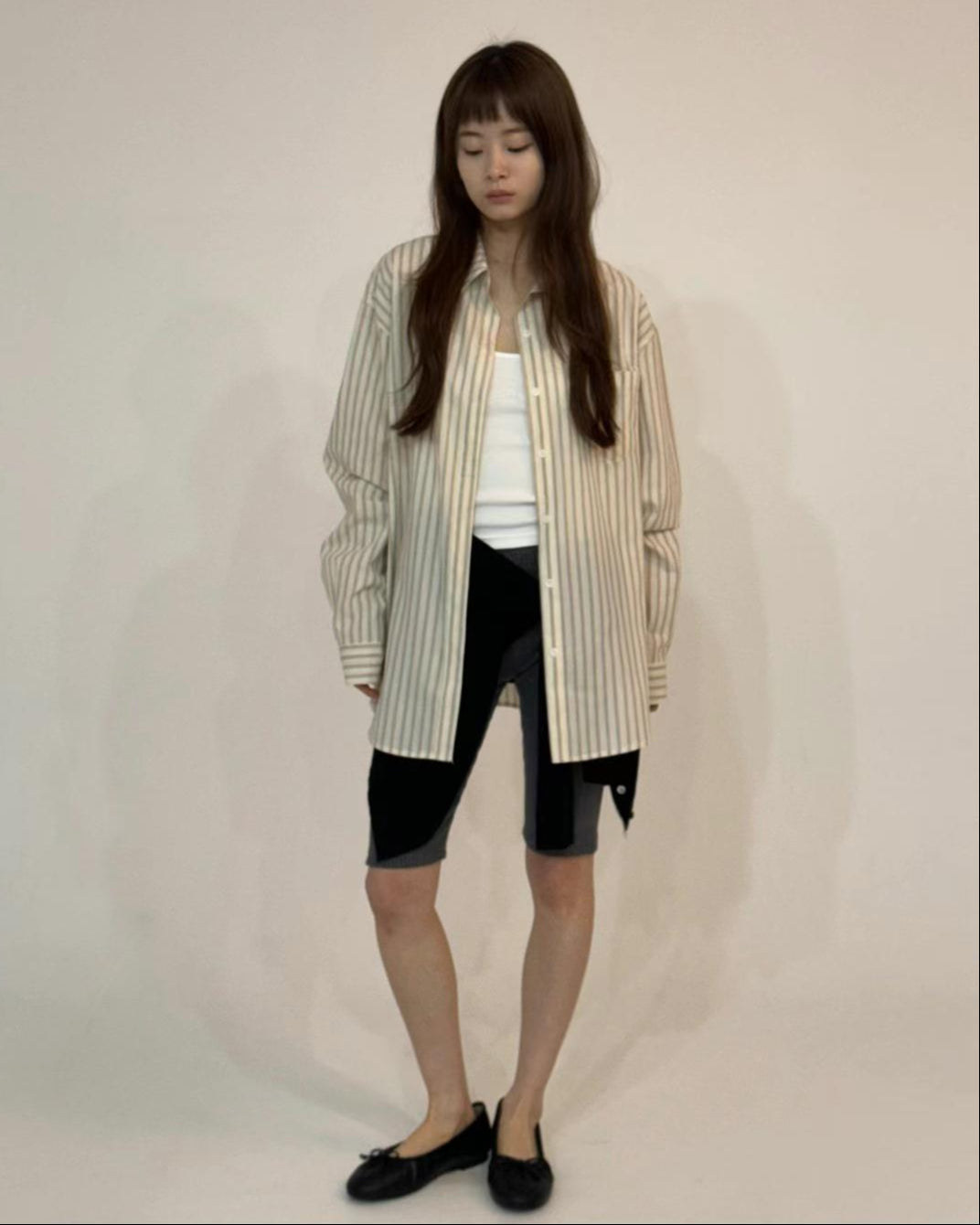 111511 Striped Collar Shirt