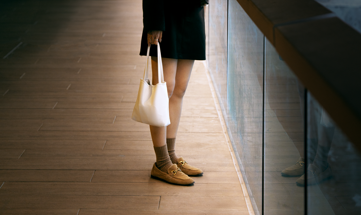 Small Tea-bag - PU Leather Ivory