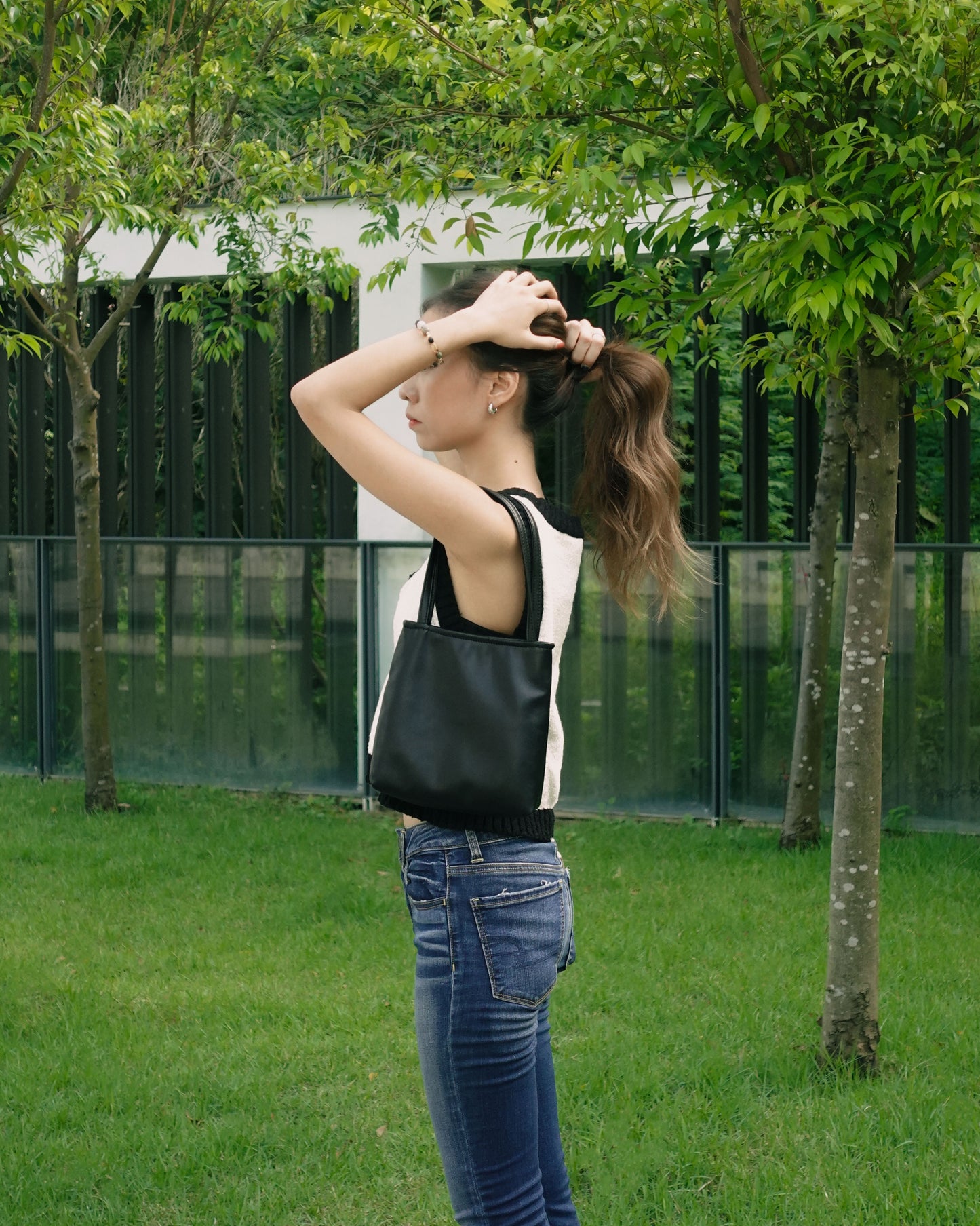 Small Tea-bag - PU Leather Black