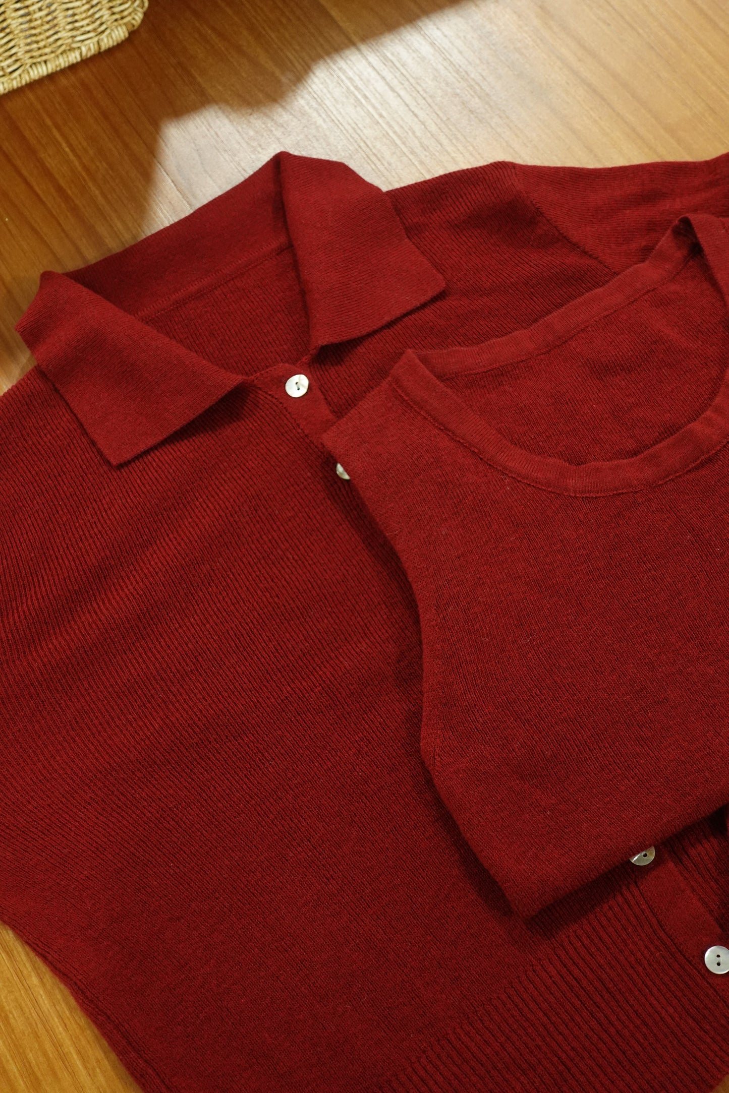 111505 Twins Cardigan & Tank Top