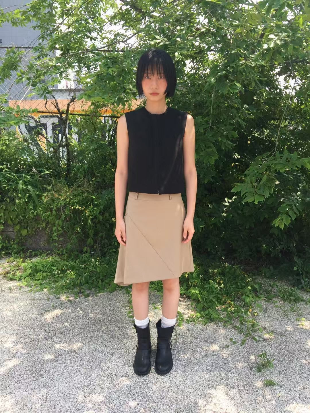 111507 Slash Skirt