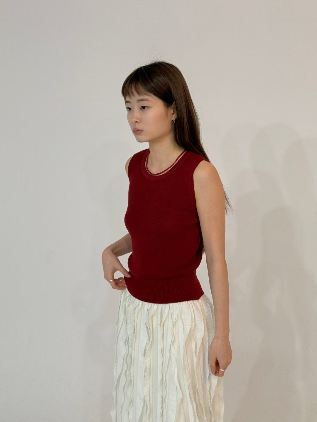 111505 Twins Cardigan & Tank Top