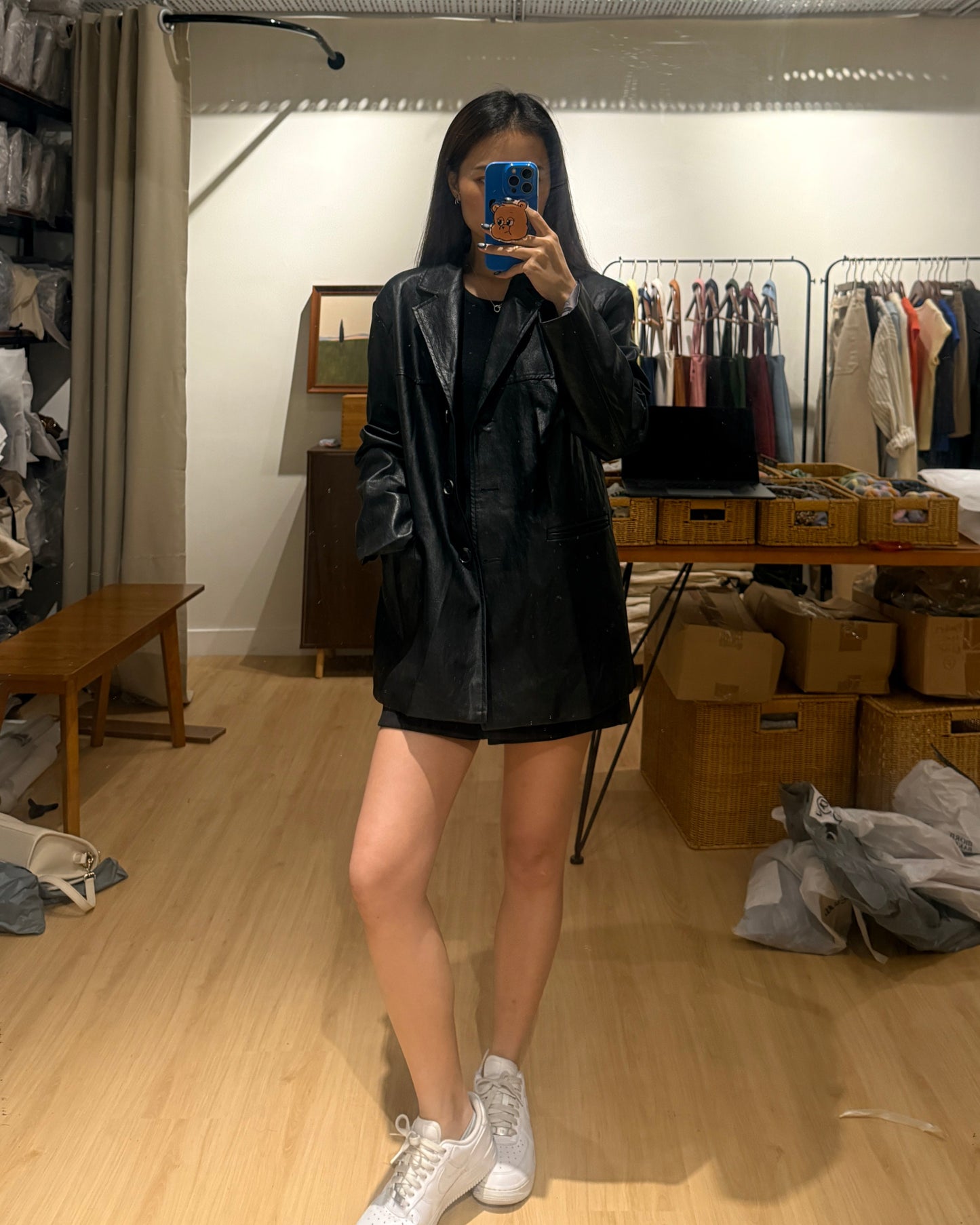 111530 - 90s Leather Jacket (PU)