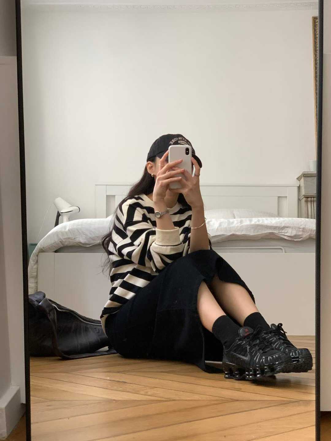 111519 - Roman A-line Maxi Skirt