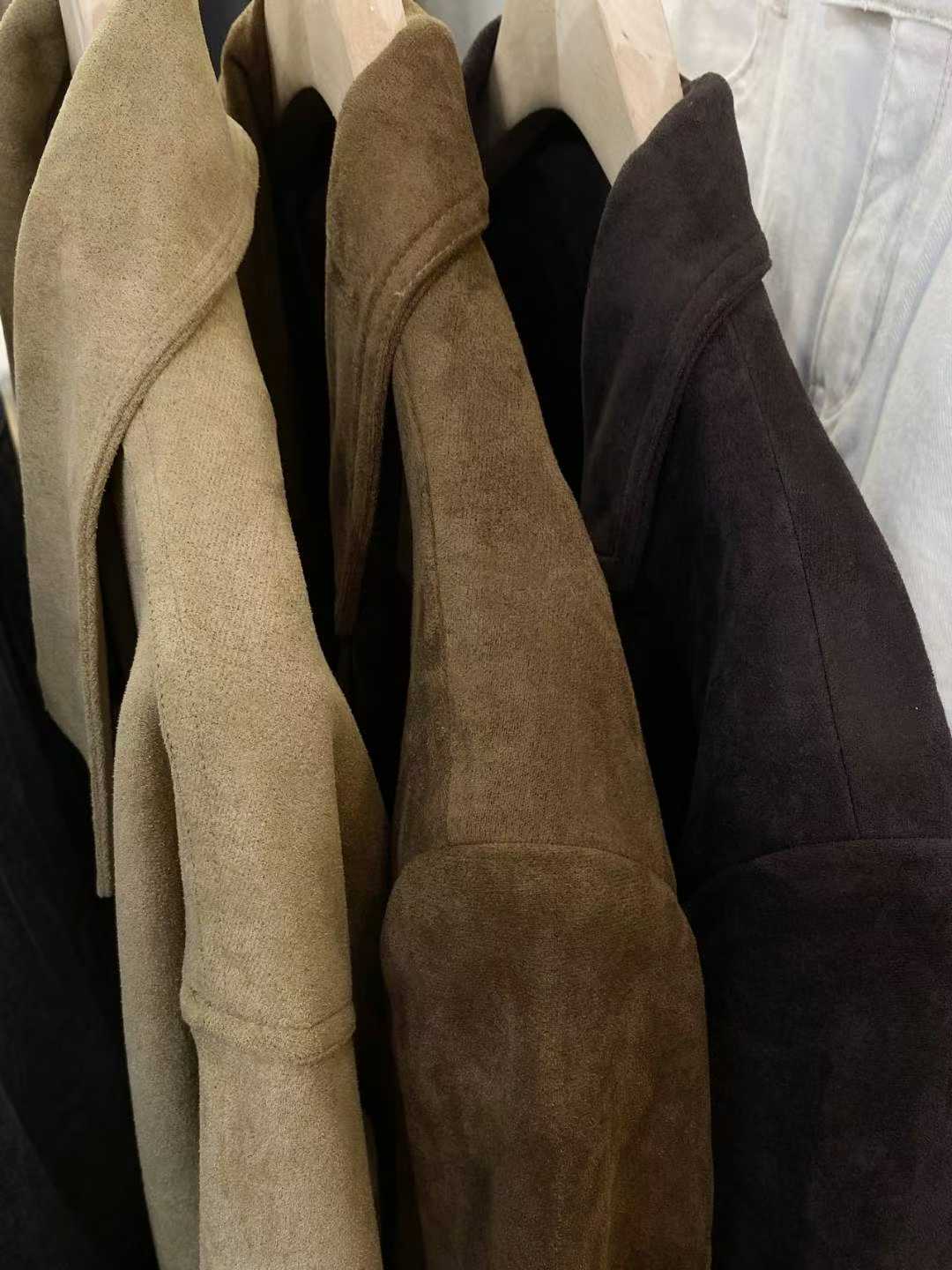 111541 - Faux Suede Autumn Coat