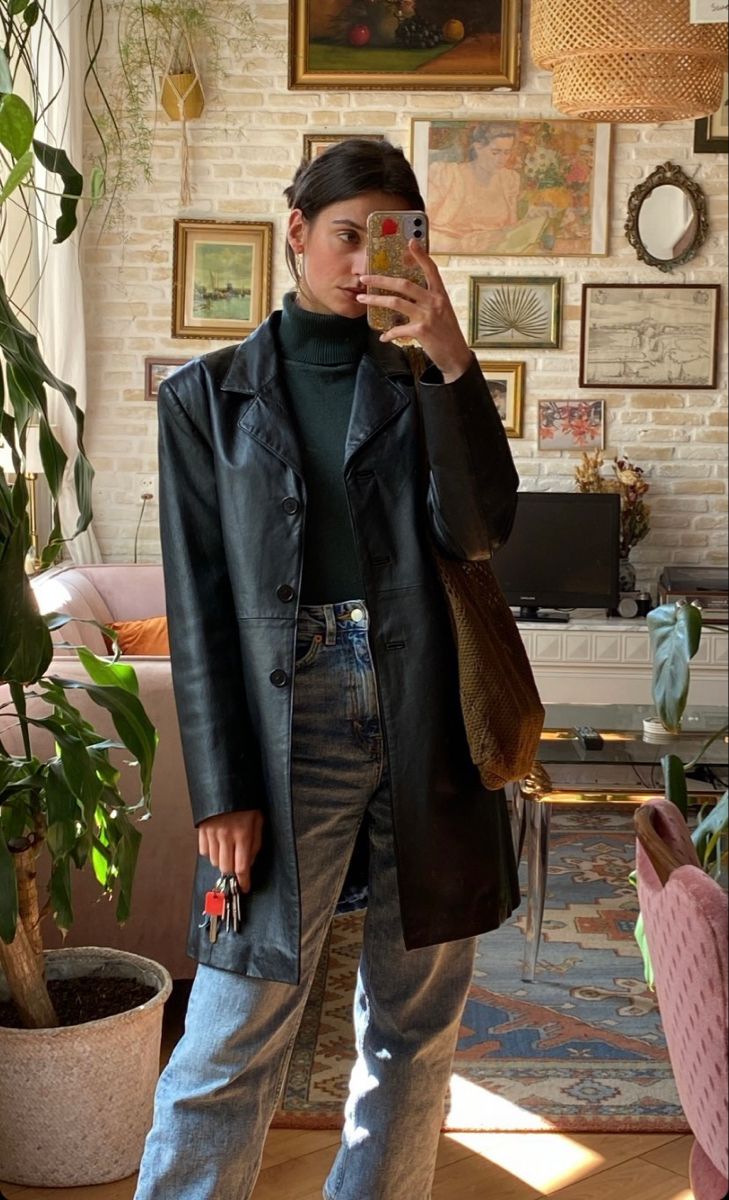 111530 - More About: 90s Leather Jacket (PU)