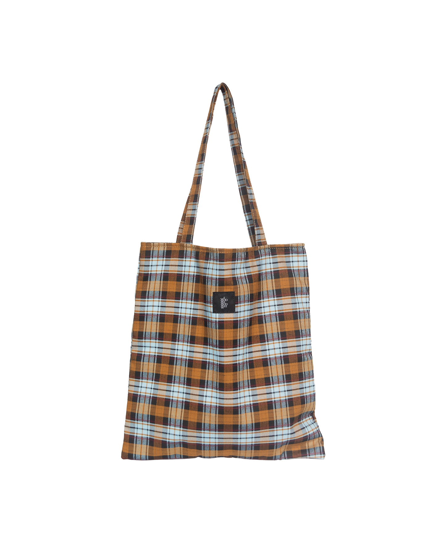 Sq.Tote - Yellow Joyful Checkered