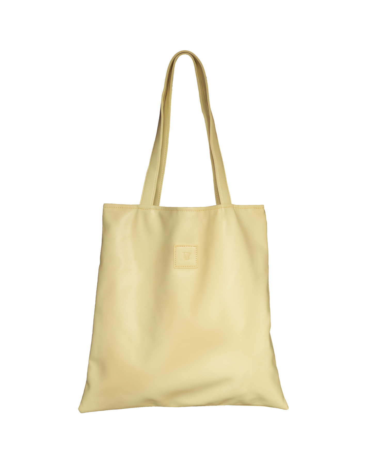 Sq.Tote - PU leather Butter
