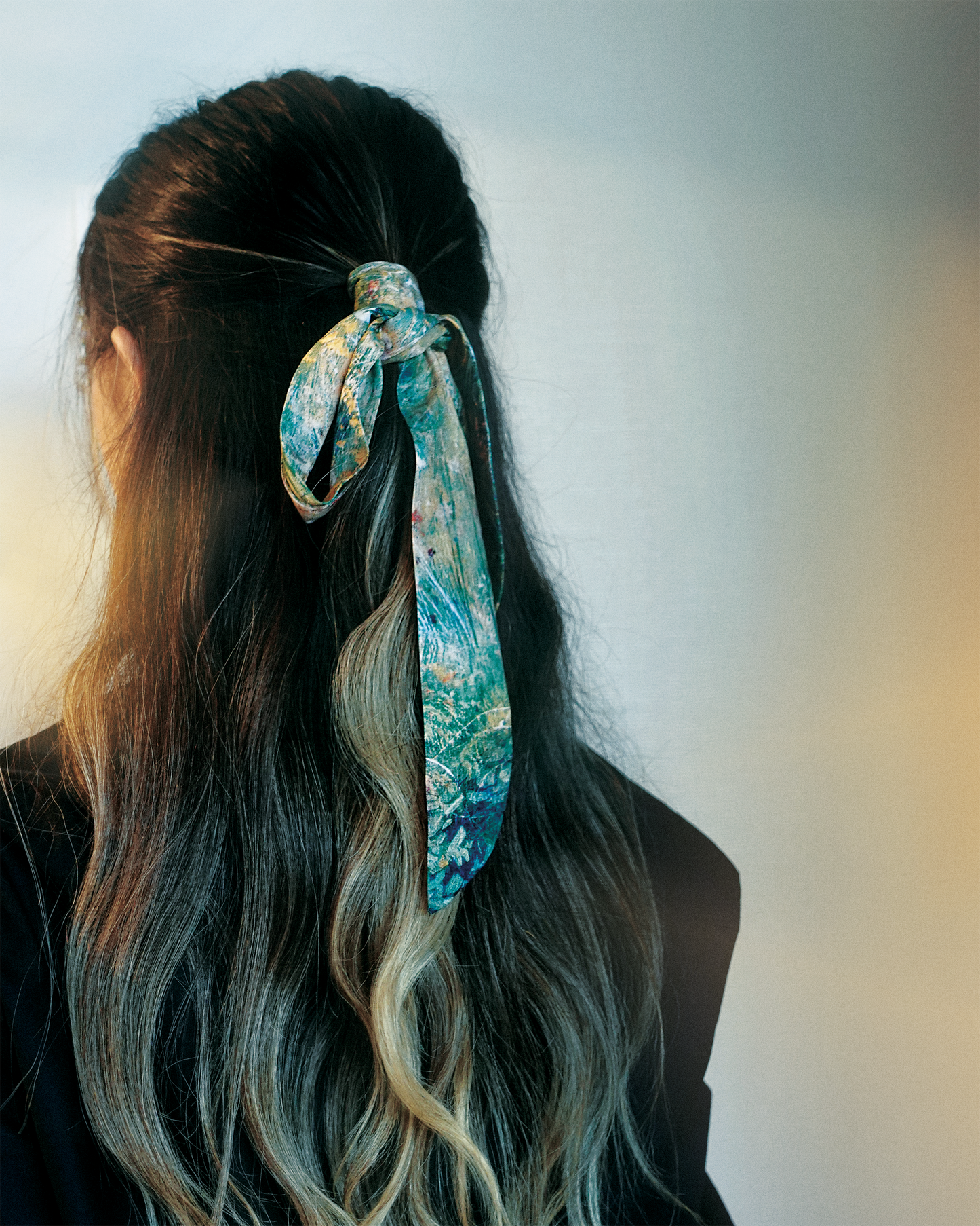 Oil Print Hairscarf