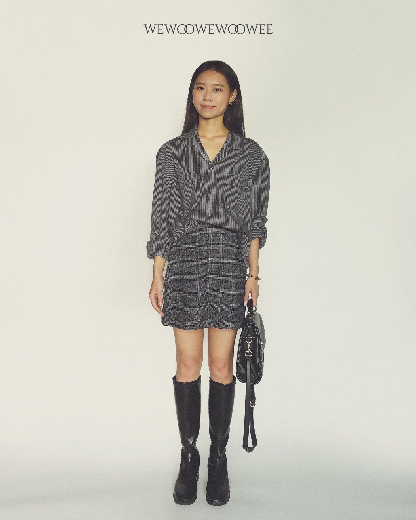 Lia Pocket Shirt - Striped Navy