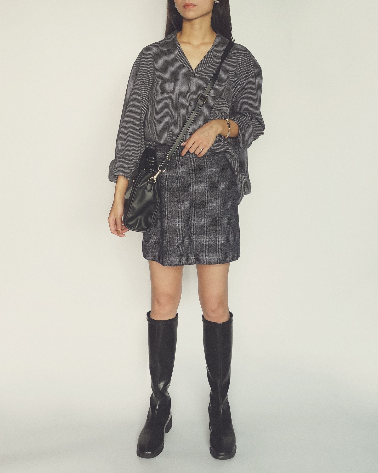 Lia Pocket Shirt - Striped Navy
