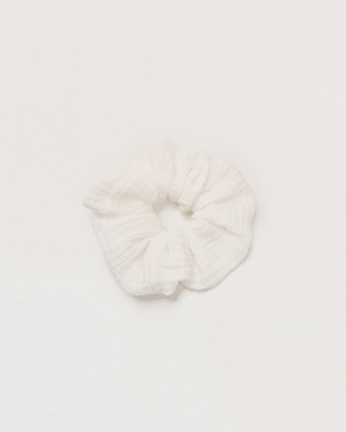 White Cotton Candy Scrunchie