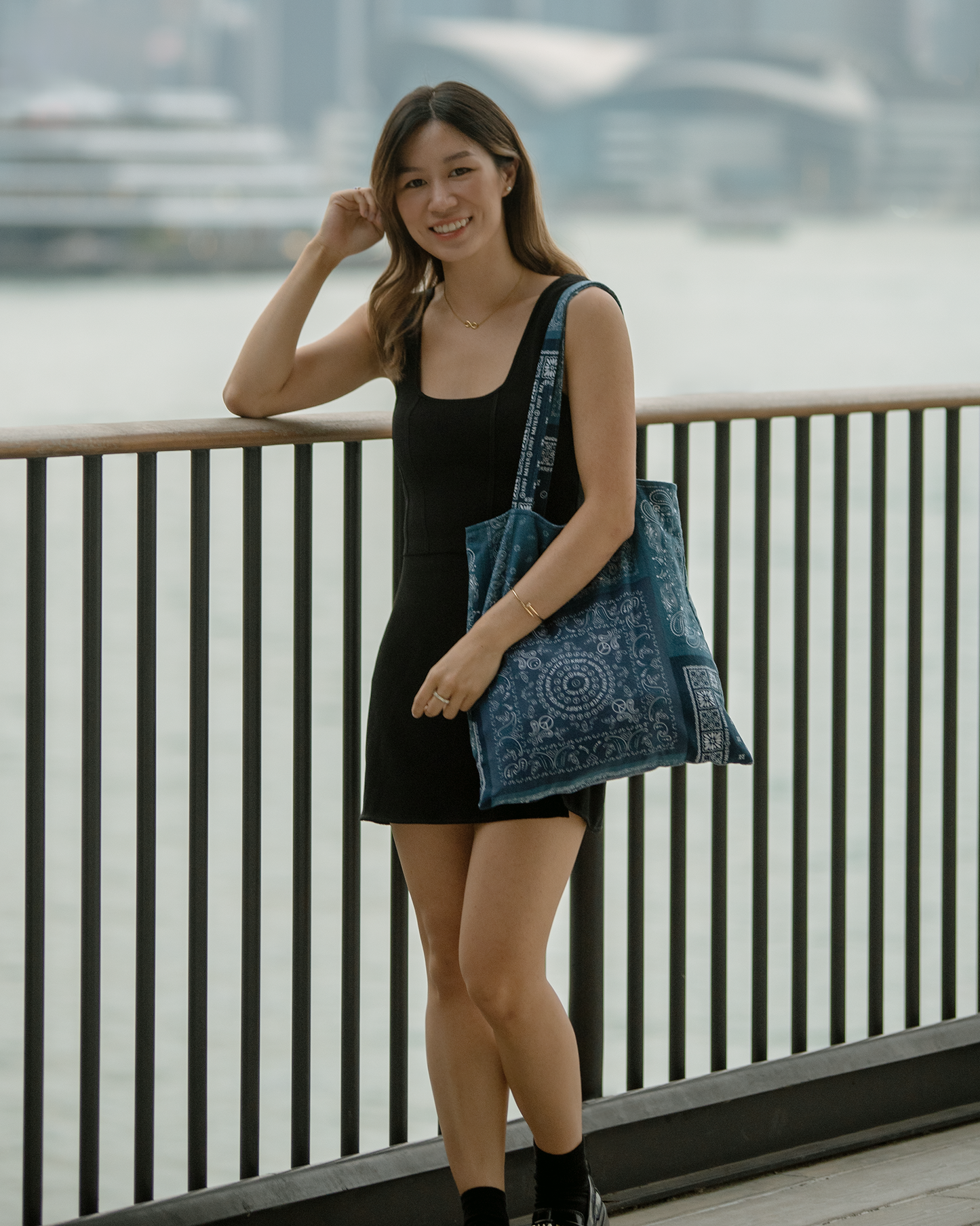 Square Tote - Blue Totem Ver.2