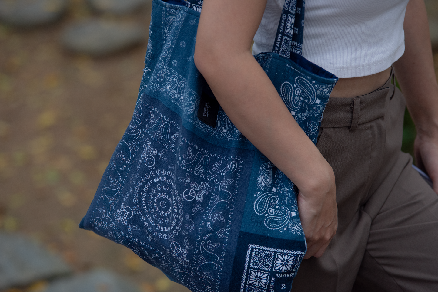Square Tote - Blue Totem Ver.2