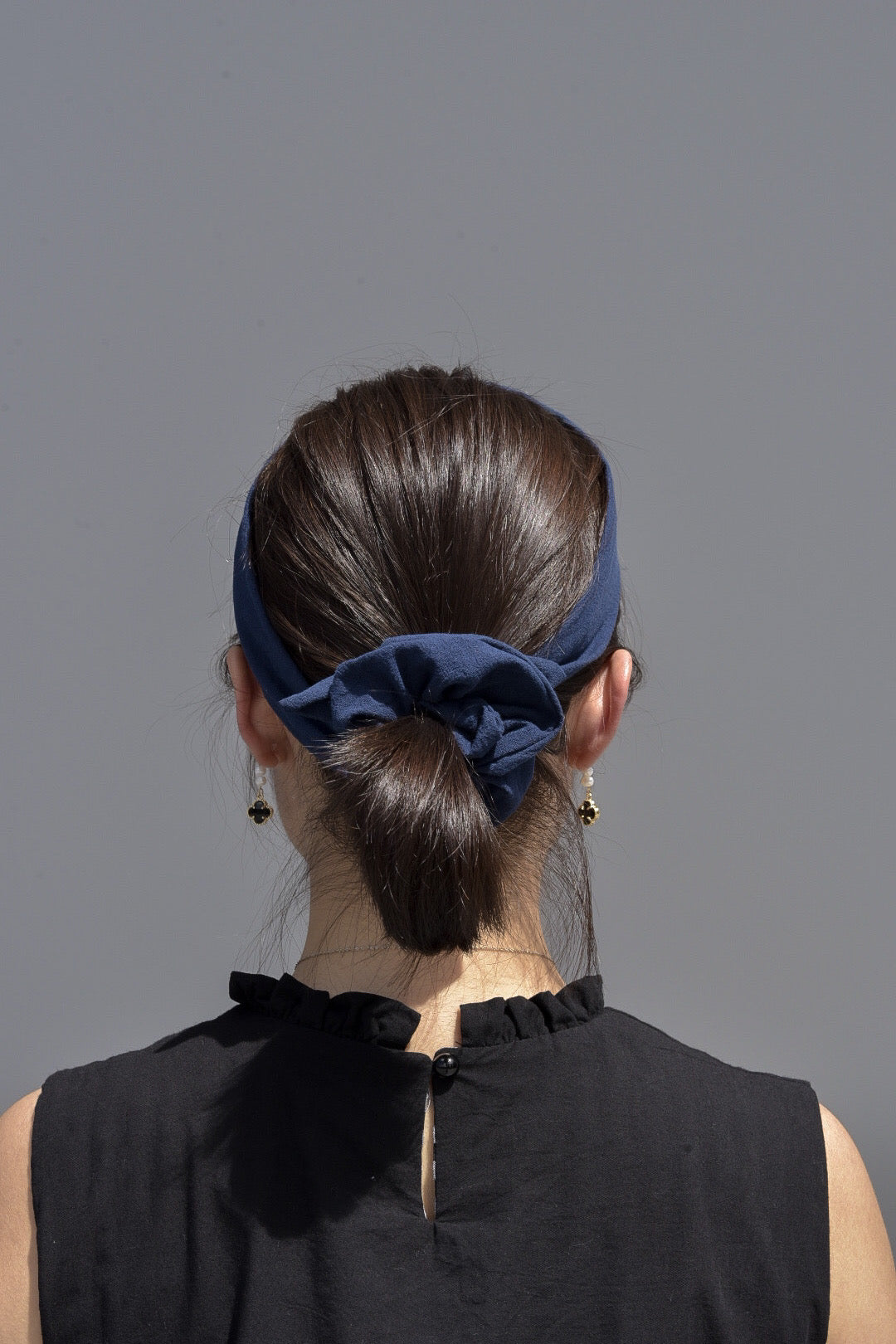 Donald Blue Scrunchie