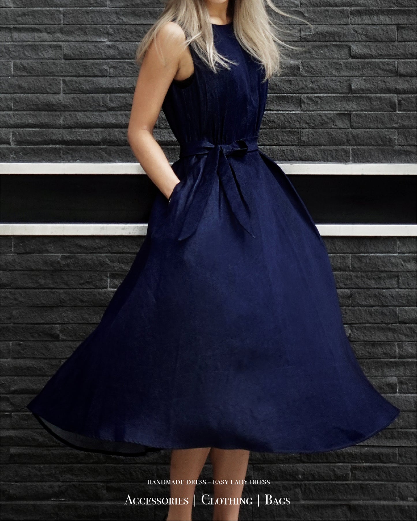 Easy Lady Dress - Denim
