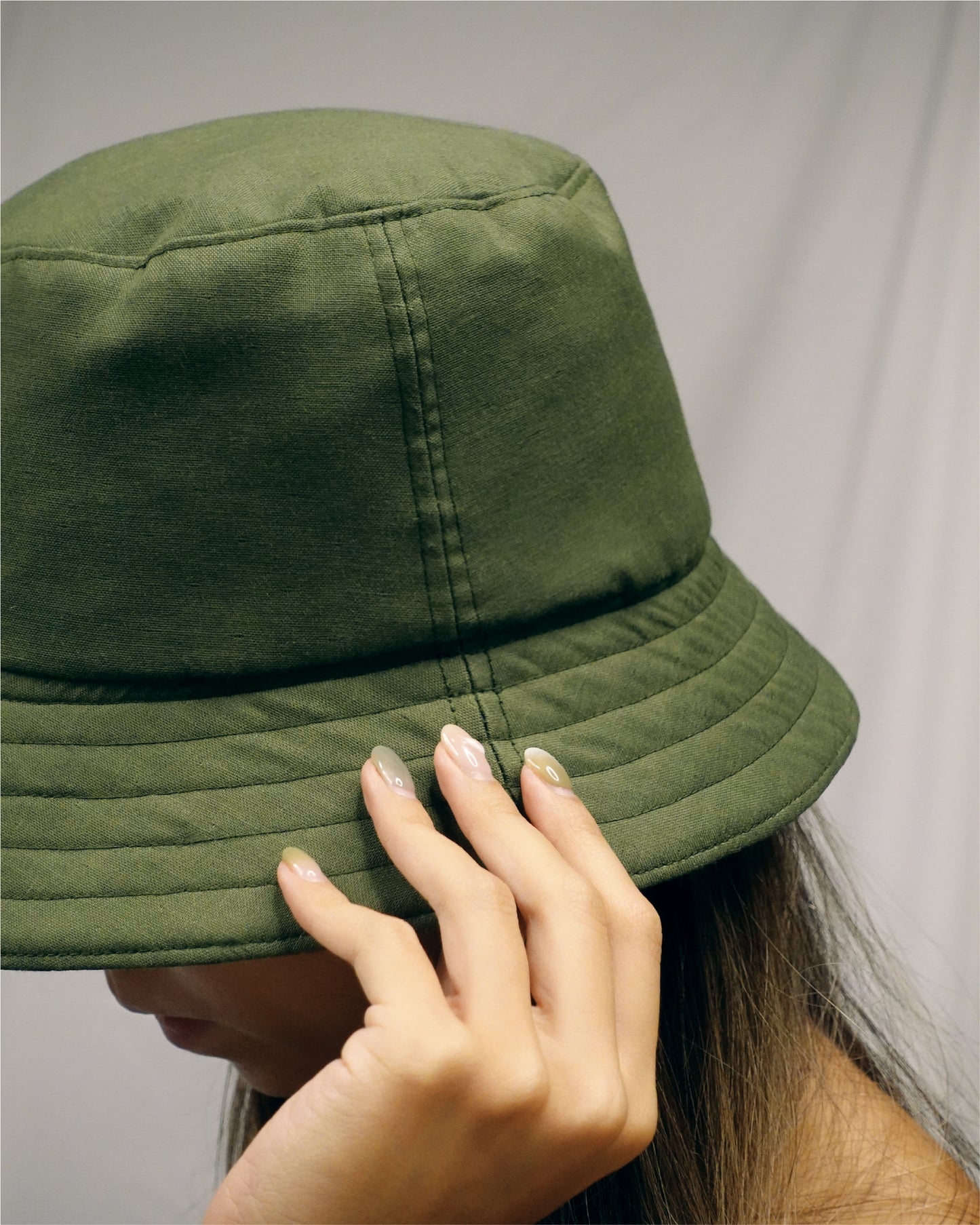 2-Sided Bucket Hat - Olive Rosemary