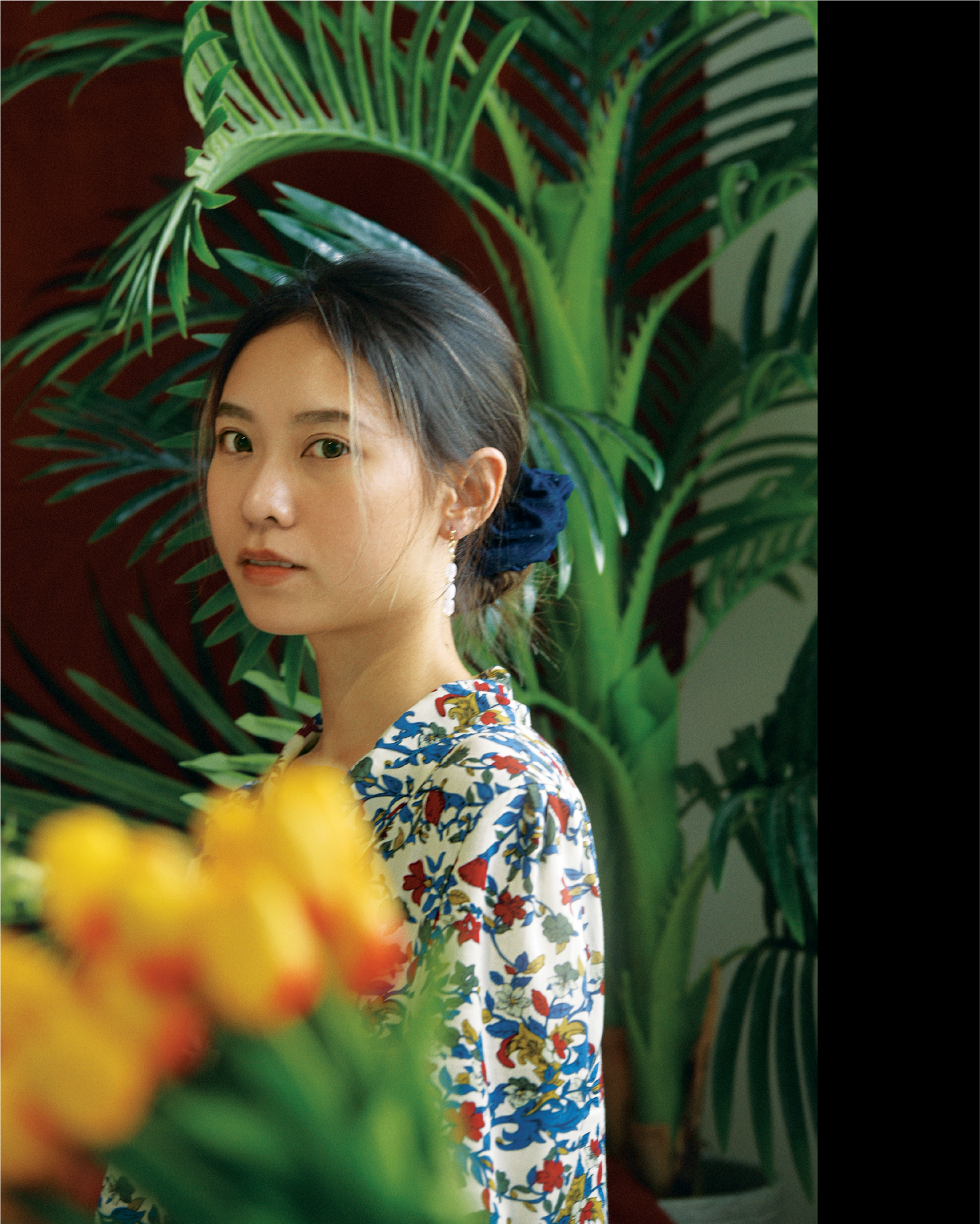 Loose Fit Shirt - Vintage Floral