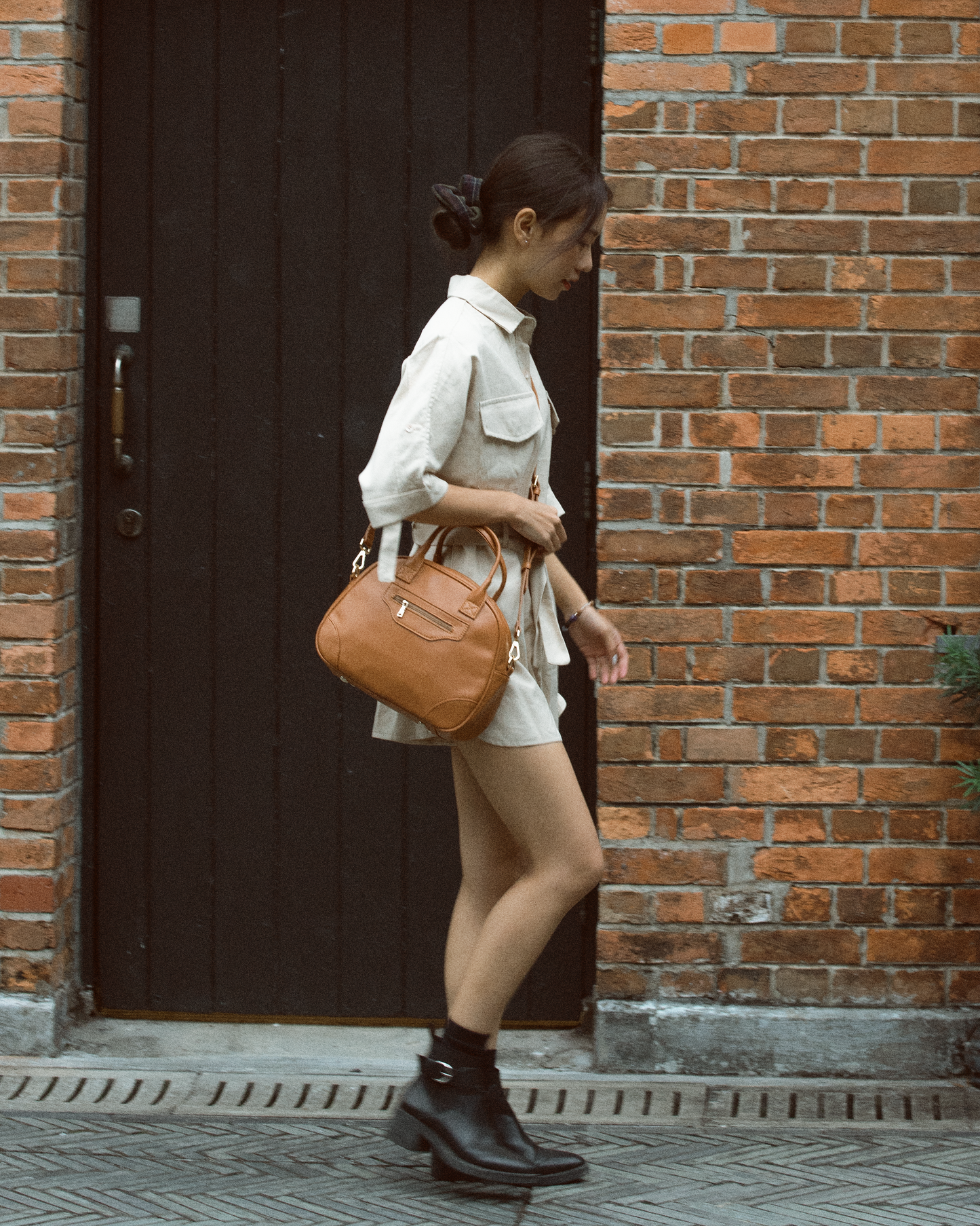 Bread Bag - Pu Leather Salted Caramel