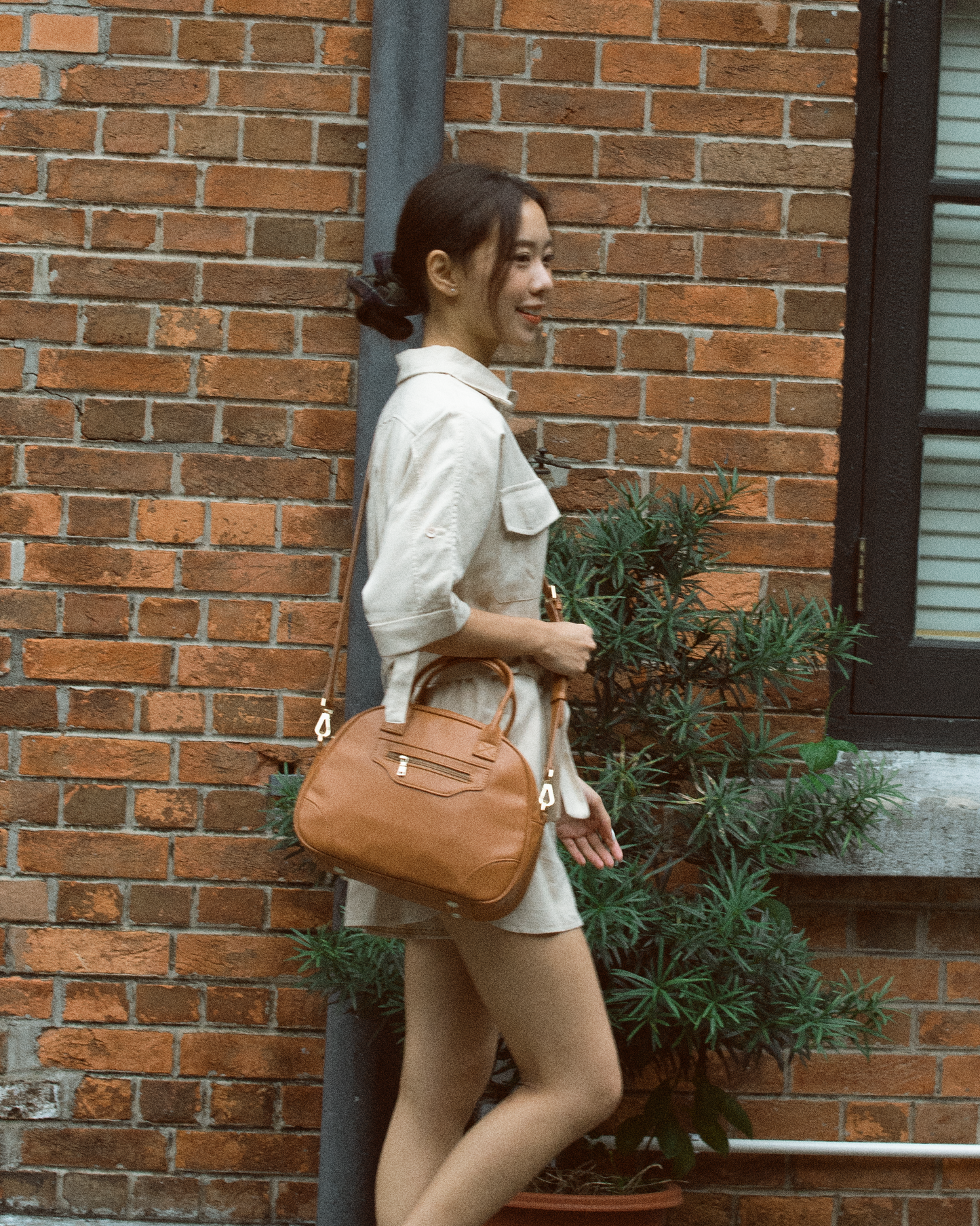 Bread Bag - Pu Leather Salted Caramel