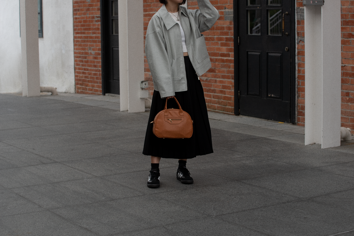Bread Bag - Pu Leather Salted Caramel