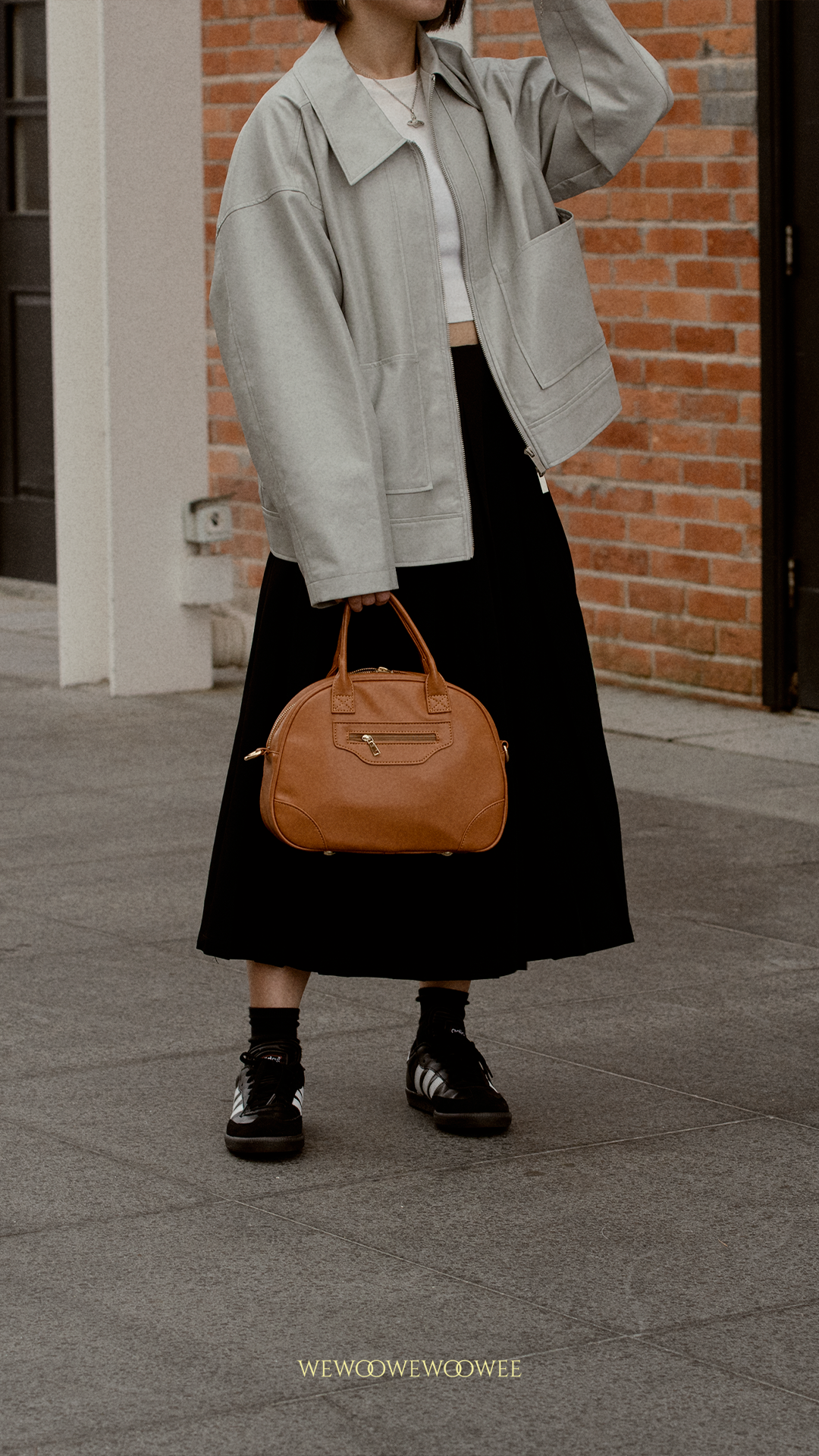 Bread Bag - Pu Leather Salted Caramel