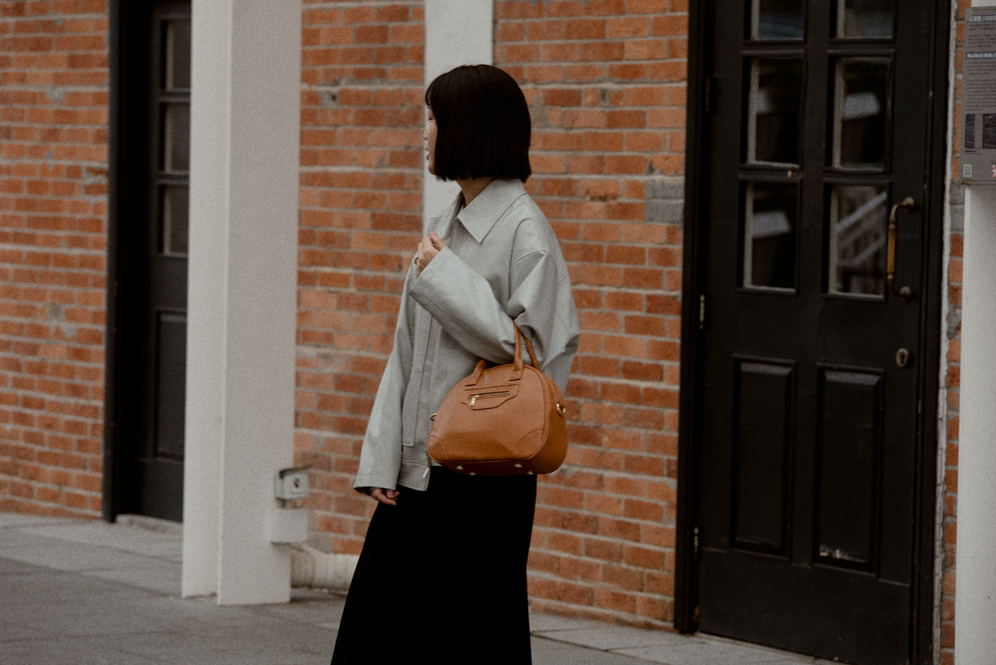 Bread Bag - Pu Leather Salted Caramel
