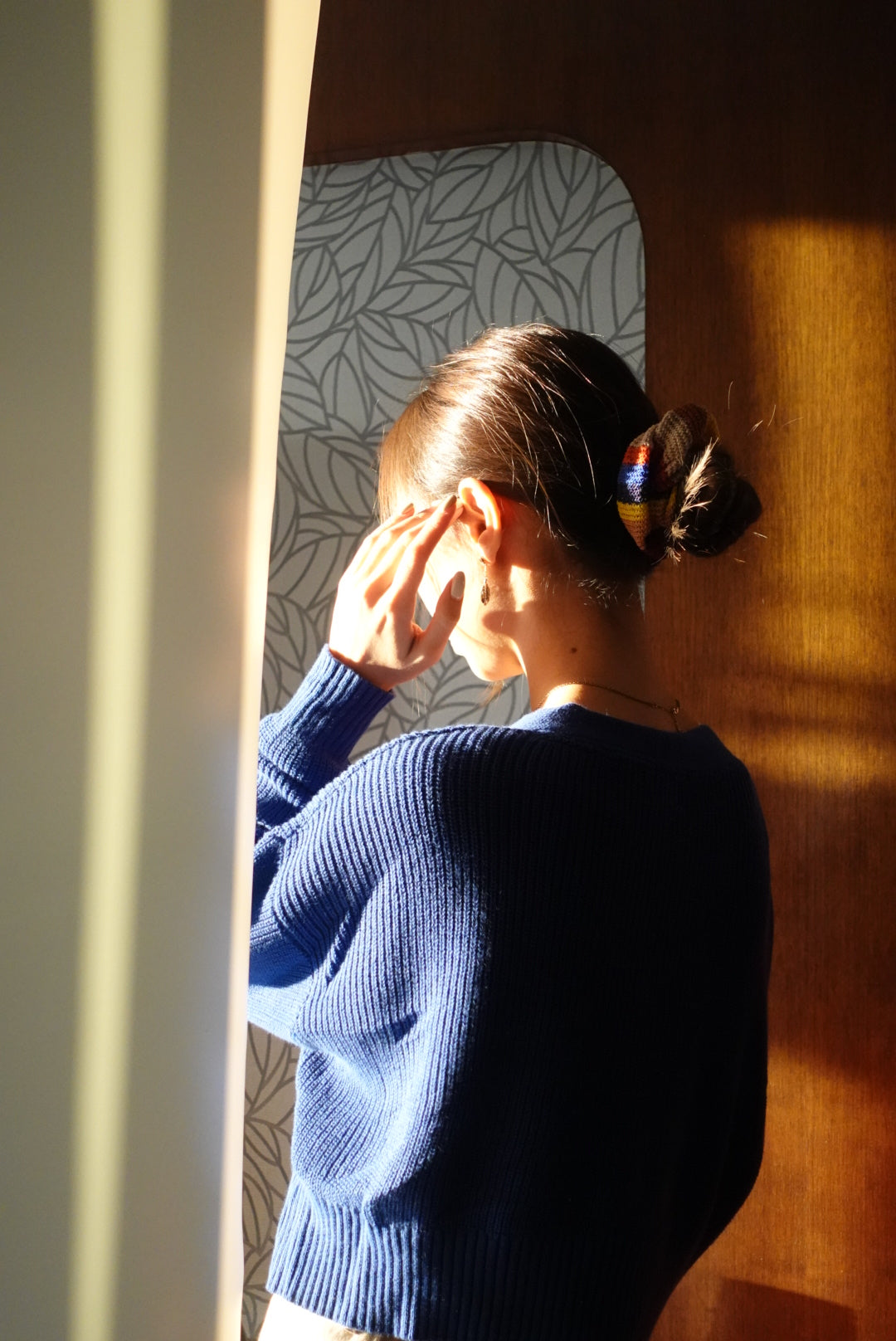 Knit Warm Scrunchie