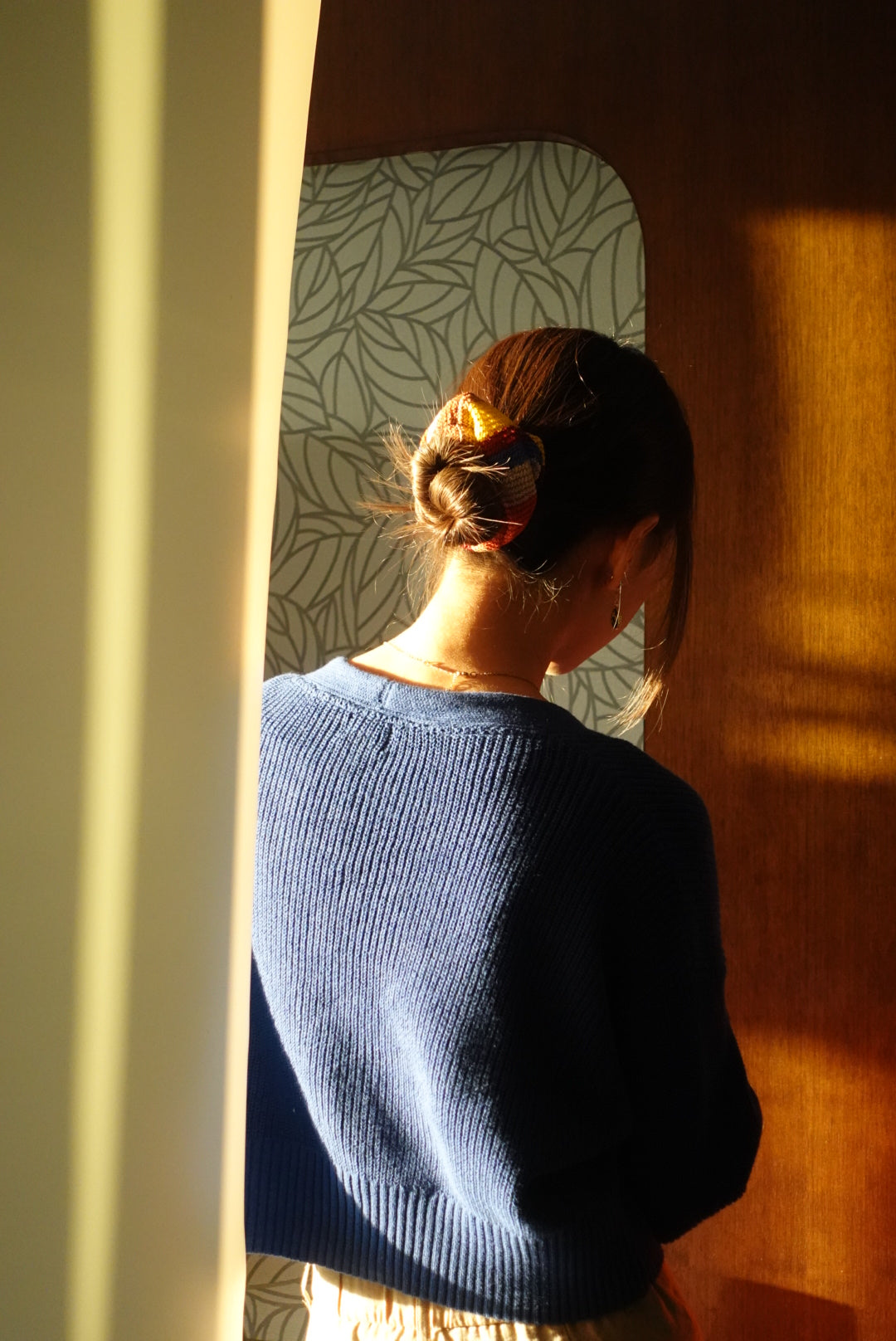 Knit Warm Scrunchie