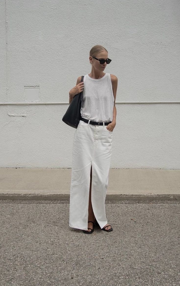 111519 - More About: Roman A-line Maxi Skirt