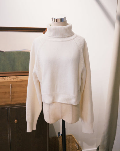 111559 - Wool Turtleneck Raglan Knit