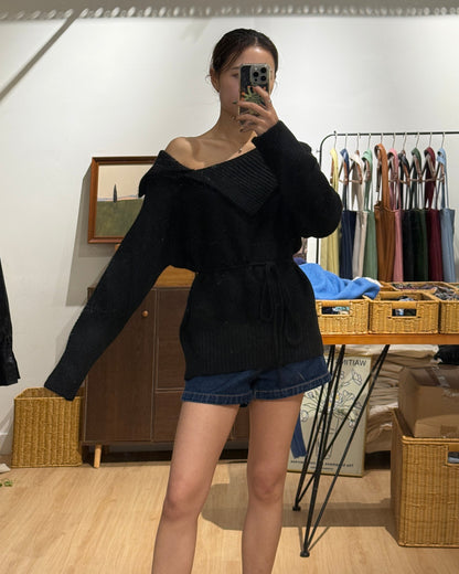 111558 - Strap Set Loose Shoulder Knit