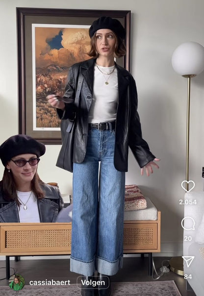 111530 - More About: 90s Leather Jacket (PU)