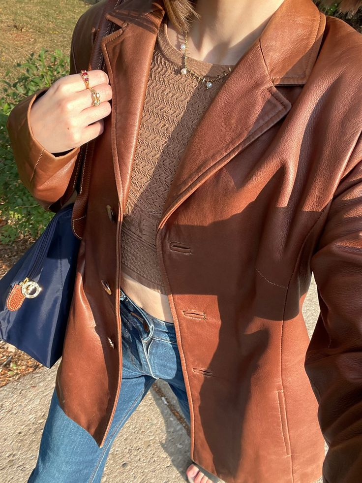 111530 - More About: 90s Leather Jacket (PU)