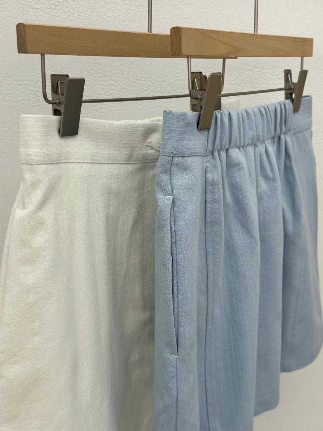 111512 - Banding White Mini Skirt