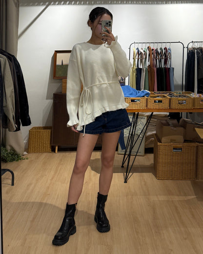 111557 - Strap Set Frill Knit