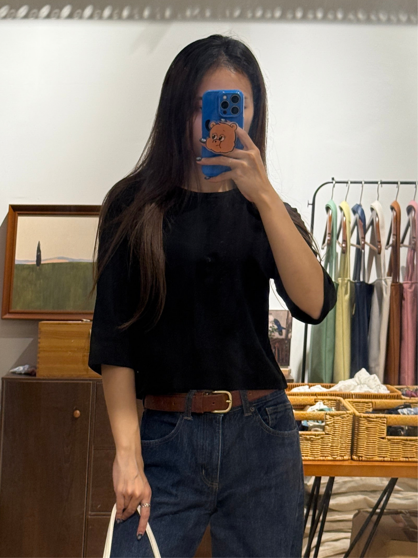 111521 - Stretchy Half Sleeve Top