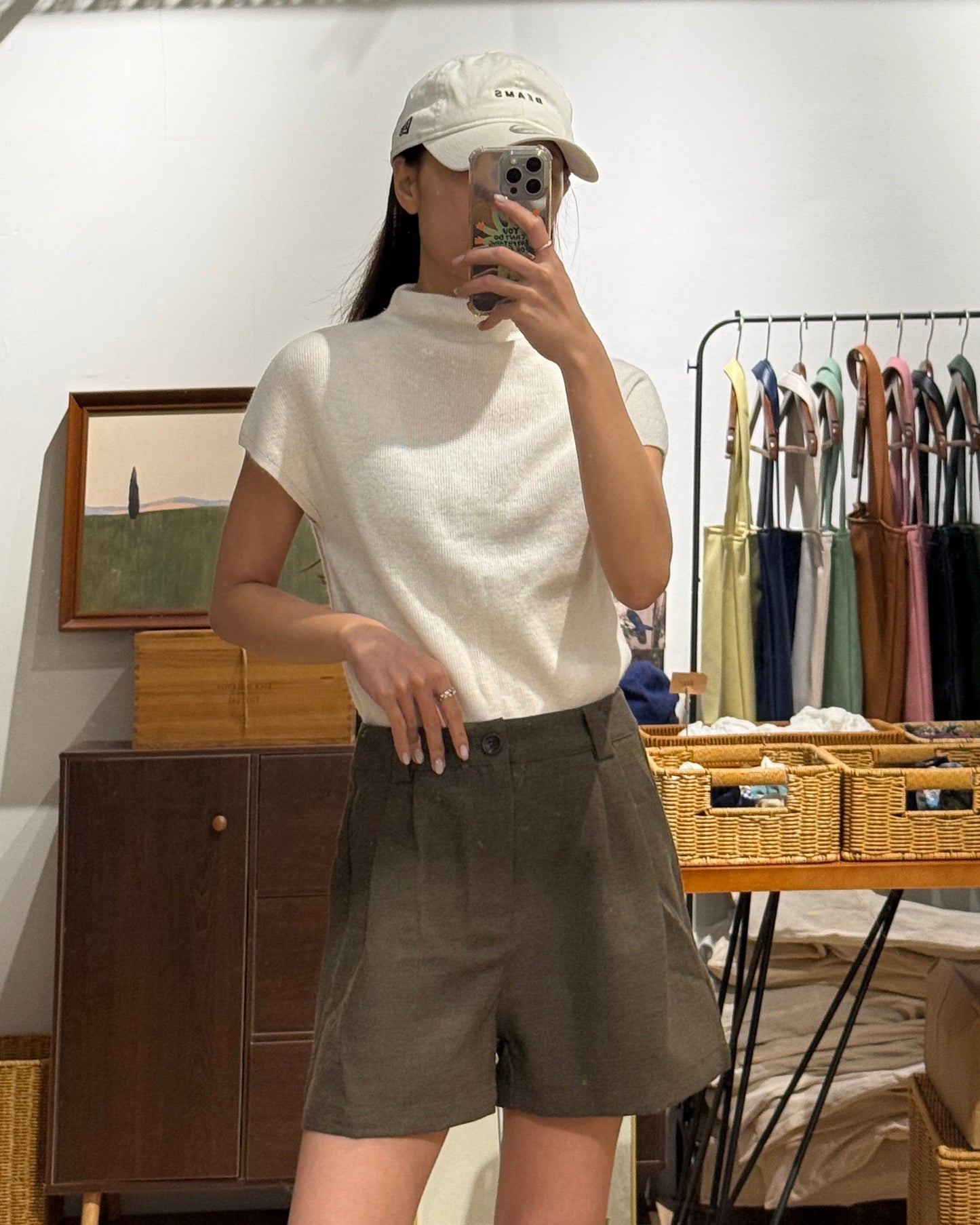 111556 - Turtleneck Cashmere Wool Top