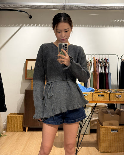 111557 - Strap Set Frill Knit