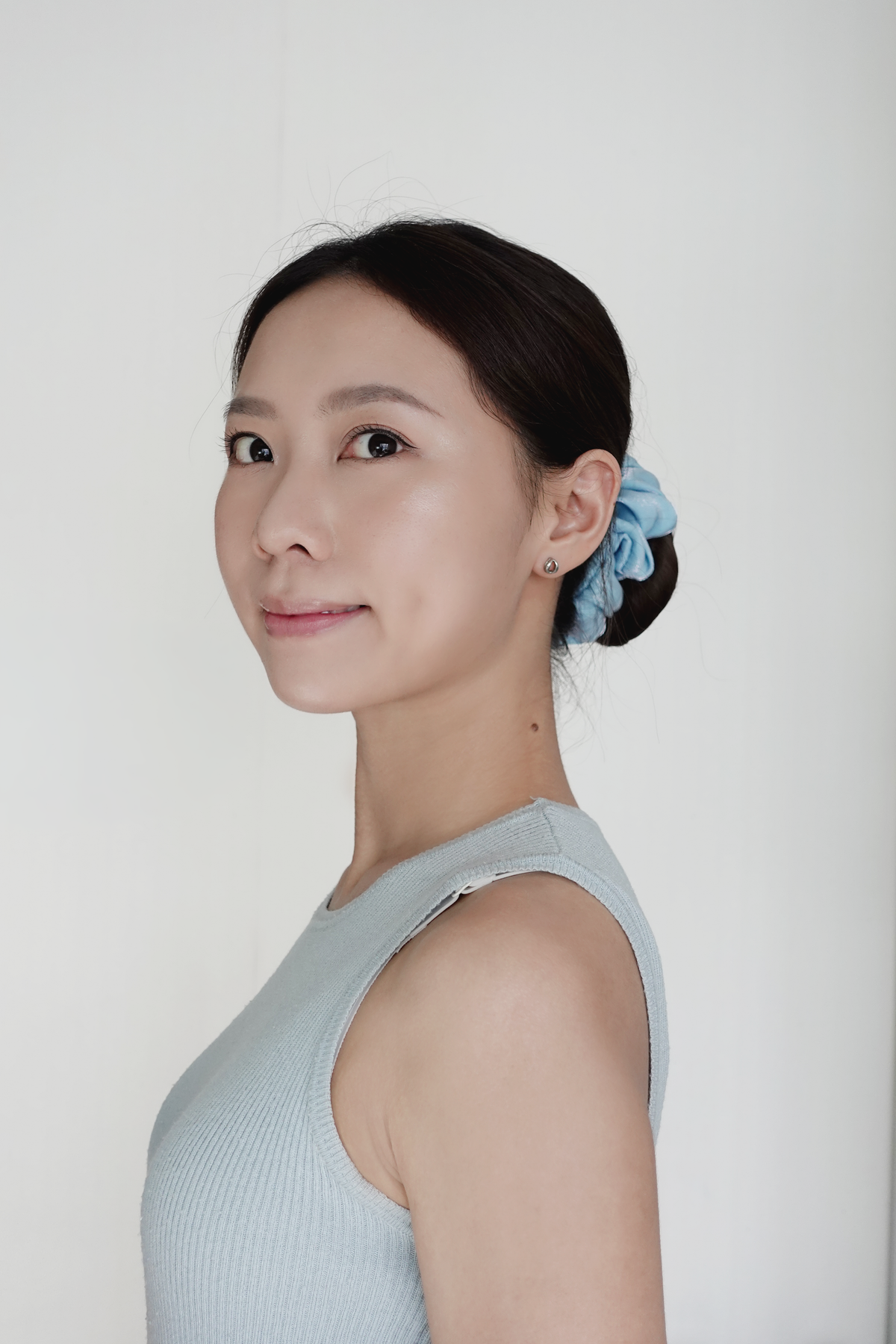Icy Blue Scrunchie