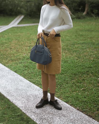 Bread Bag - Pu Leather Blue Dusk