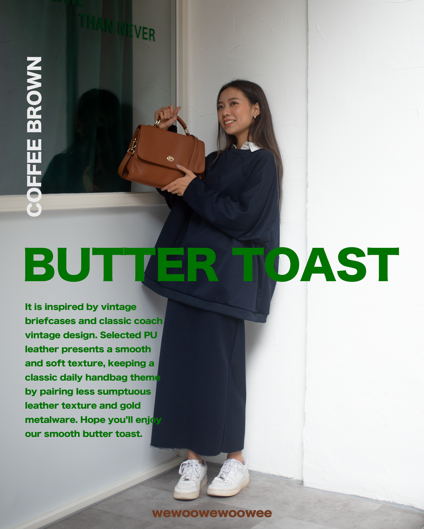 Butter Toast Bag - Coffee Brown