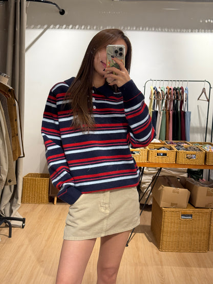 111552 - British Rugby Collar Knit